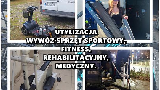 Utylizacja i wywóz sprzętu sportowego, fitness, rehabilitacyjnego