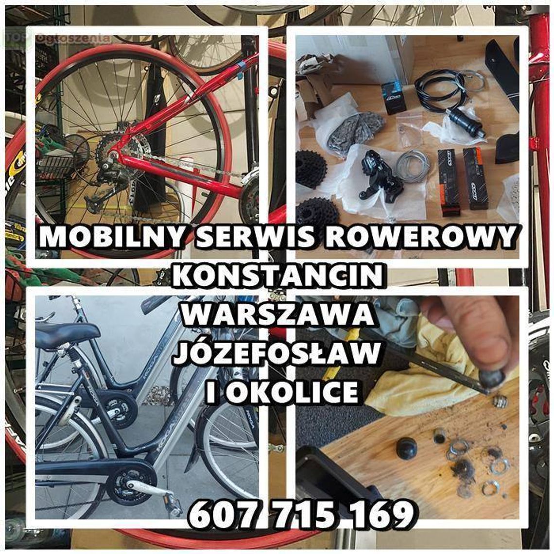 Mobilny Serwis Rowerowy - Konstancin, Warszawa, Józefosław i okolice Mobilny Serwis Rowerowy - Konstancin, Warszawa, Józefosław i okolice