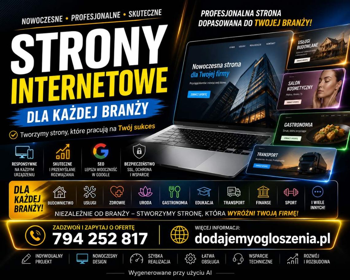 Strony internetowe dla biur nieruchomości - projektowanie i tworzenie