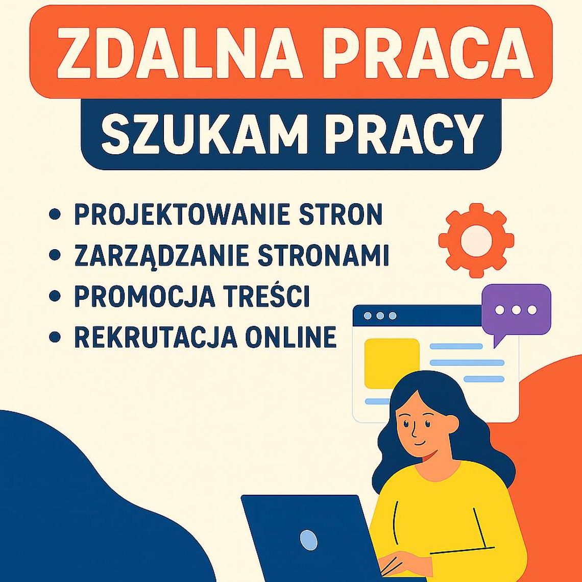 Szukam pracy - projektowanie i obsługa stron internetowych / marketing online / rekrutacja