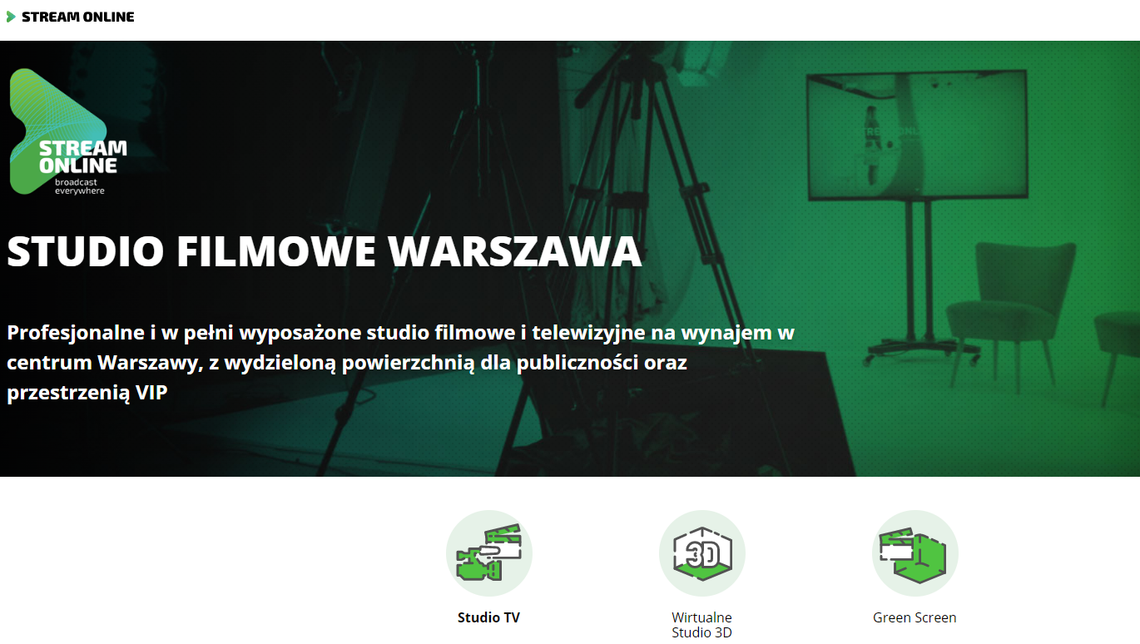 Studio StreamOnline - studio filmowe Warszawa Studio StreamOnline - studio filmowe Warszawa