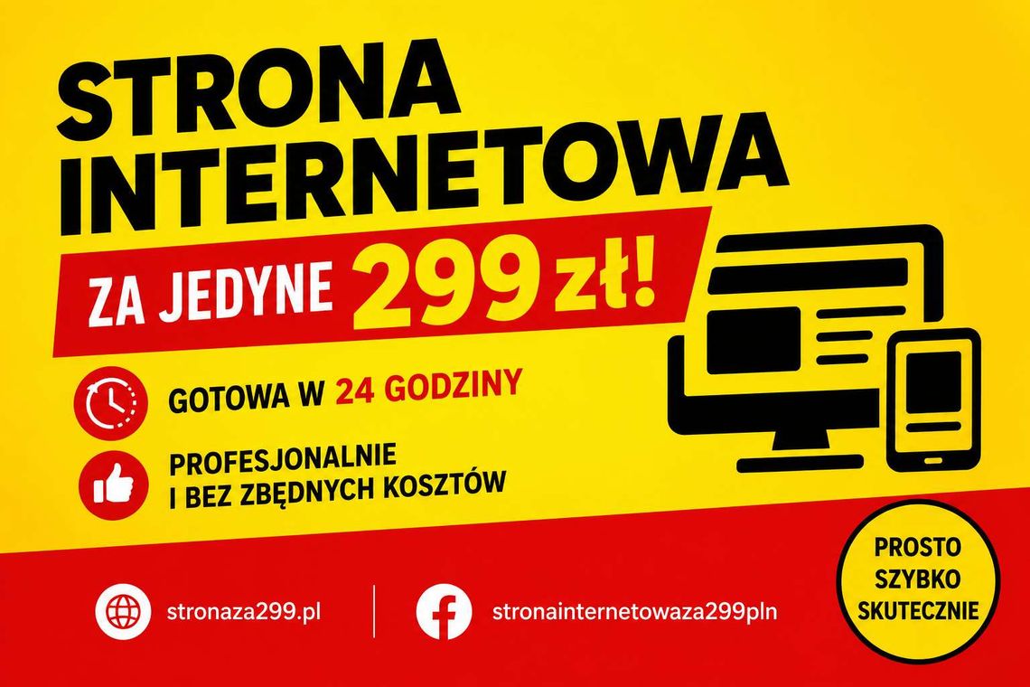 Tworzenie stron internetowych zgodnych z najnowszymi standardami od 299 pln Tworzenie stron internetowych zgodnych z najnowszymi standardami od 299 pln